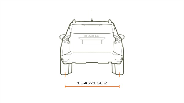 Dimenzije - modularnost - Dacia Duster 